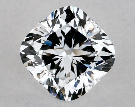 Lab-Created 1.34 Carat E-VS2 Cushion Modified Cut Diamond Halo Cushion Outline Pavé Engagement Ring